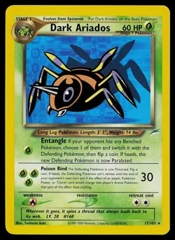 Pokemon Card - Dark Ariados Neo Destiny 17/105 Rare Non Holo - Image 1