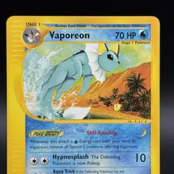 Vaporeon 33/144 Pokemon-e: Skyridge Non-Holo Rare WotC 2003 NM 💎 - Image 2