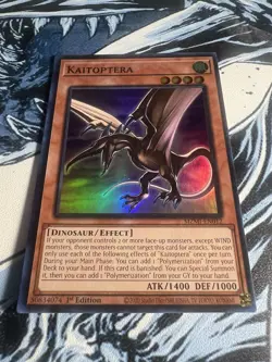 Yugioh! Kaitoptera - MZMI-EN012 - Super Rare - 1st Edition Near Mint, English - Image 1