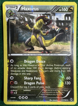 Pokemon - 111/162 - Haxorus - Reverse Holo - XY BREAKthrough - NM/M - Image 1