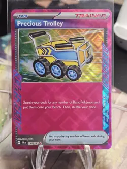 Precious Trolley 185/191 Pokemon TCG S&V Surging Sparks Ace Spec Rare NM - Image 1