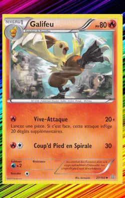 Galifeu - XY5:Primo Choc - 27/160 - Carte Pokemon Neuve Francaise - Image 1