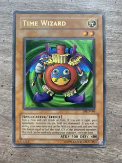 Yu-Gi-Oh! TCG Time Wizard Metal Raiders MRD-E065 Unlimited Ultra Rare - Image 1