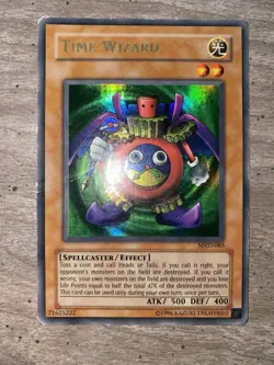 Yu-Gi-Oh! TCG Time Wizard Metal Raiders MRD-E065 Unlimited Ultra Rare - Image 2