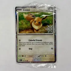 Pokemon TCG Eevee 133/165 Stamped Promo 2025 Holiday Calendar SEALED NM - Image 1