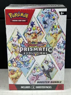 Pokemon TCG Prismatic Evolutions Booster Bundle - New Factory Sealed 6 Packs ?? - Image 1
