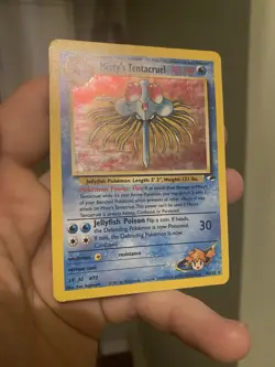 Misty's Tentacruel 10/132 - WoTC Gym Heroes Holo Rare Pokemon TCG - HP - Image 3