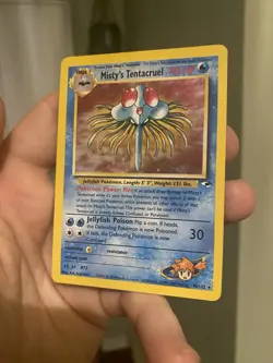 Misty's Tentacruel 10/132 - WoTC Gym Heroes Holo Rare Pokemon TCG - HP - Image 4