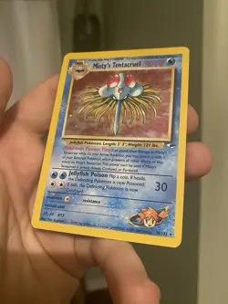 Misty's Tentacruel 10/132 - WoTC Gym Heroes Holo Rare Pokemon TCG - HP - Image 5