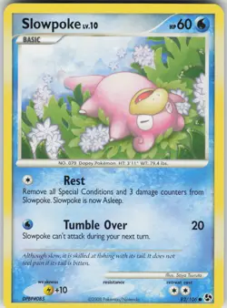 Pokemon Slowpoke 82/106 Great Encounters Common NM - Image 1