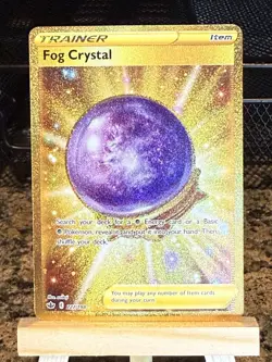Pokemon Fog Crystal 227/198 Chilling Reign Gold Secret Rare - Image 1