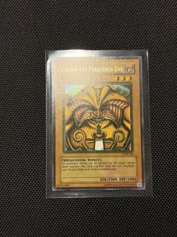 Yugioh FADED Exodia The Forbidden One LOB-124 Ultra Rare Misprint - Image 3