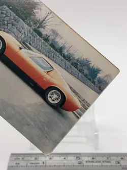 Lamborghini Miura Old vintage Car Card Japanese Rare b - Image 5