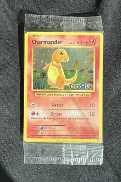 Pokemon Charmander Holo Card #9/108 Toys R Us 2016 Unplayed Sealed GALAXY SWIRL - Image 3