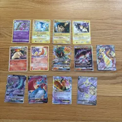 Lot of 13 Vintage & Modern Pokemon Cards Rare - Image 1