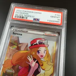 PSA 10 Serena 193/195 Pokemon Silver Tempest Trainer Graded Card - Image 2