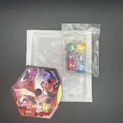 Disney Lorcana Fabled Trove Contents - Lore Counter, Dice, Card Foil Dividers - Image 1