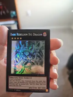 Yu-Gi-Oh TCG Dark Rebellion XYZ Dragon Ghost Rare 1st Edition NECH-EN053 - Image 1