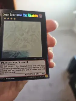 Yu-Gi-Oh TCG Dark Rebellion XYZ Dragon Ghost Rare 1st Edition NECH-EN053 - Image 2