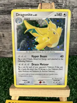 Dragonite LV 61 Holo Rare 2/146 Legends Awakened Pokemon Card 2008 Vintage MP - Image 2