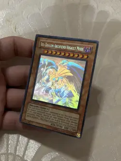YuGiOh CRMS-EN004 Red-Dragon Archfiend/Assault Mode Ghost Rare 1st DMG Faded - Image 2