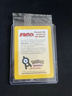 SEALED Entei #34 MINT/NM Pokemon Cards Black Star Promo Reverse Holo Rare WOTC - Image 1