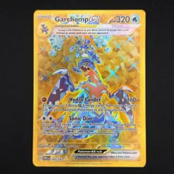 Pokemon TCG Card Garchomp ex 260/182 Paradox Rift Gold Hyper Rare - NM - Image 1