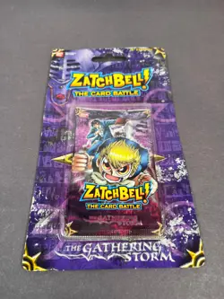 Zatch Bell The Gathering Storm 1st Edition Booster Card Pack 2006 Bandai TCG - Image 5