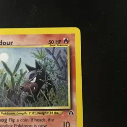 Pokemon TCG Houndour Neo Discovery Card 24/75 Unlimited Rare MP - Image 3