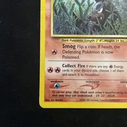 Pokemon TCG Houndour Neo Discovery Card 24/75 Unlimited Rare MP - Image 5