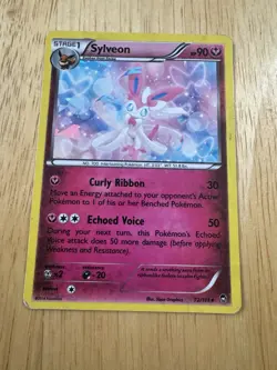 Sylveon 72/111 XY Furious Fists Holo 2014 Pokemon Card - Image 1