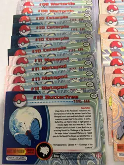Pokemon Topps Vintage Cards 1999 Lot Of 95 Tv Animation Edition - Image 3