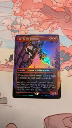 1x FOIL Zo-Zu The Punisher MTG Encyclopedia Of Magic Secret Lair NM - Image 1