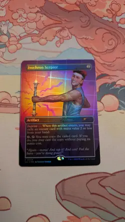 1x FOIL Isochron Scepter MTG Encyclopedia Of Magic Secret Lair NM - Image 1