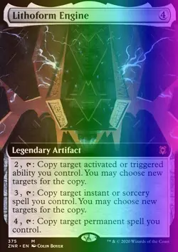 MTG Magic the Gathering Lithoform Engine (375/493) Zendikar Rising NM FOIL - Image 1