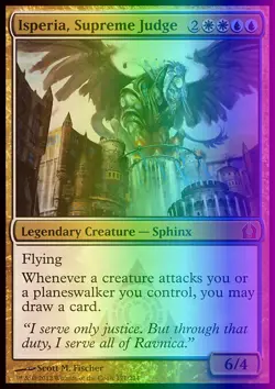 MTG Isperia, Supreme Judge (171/286) Return to Ravnica LP FOIL - Image 1