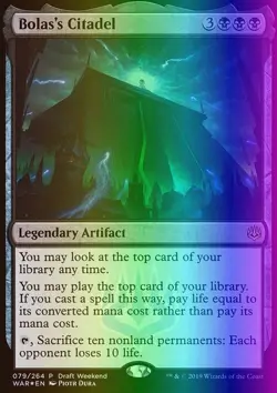 MTG Magic the Gathering Bolas's Citadel (79/175) War of the Spark Promos NM FOIL - Image 1