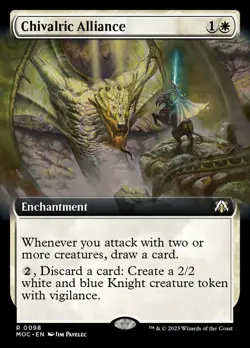 MTG Chivalric Alliance (98/542) March of the Machine Commander NM - Image 1