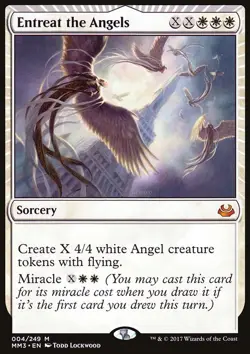 MTG Magic the Gathering Entreat the Angels (4/270) Modern Masters 2017 LP - Image 1