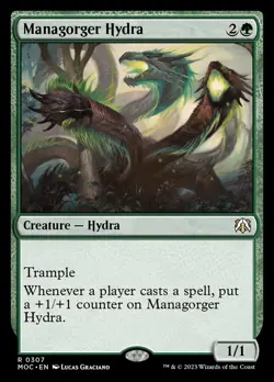 MTG Managorger Hydra (307/542) March of the Machine Commander NM - Image 1