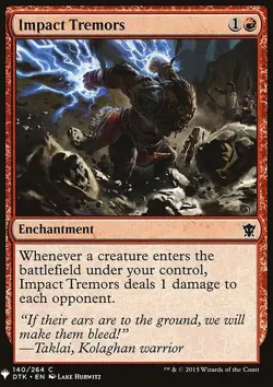 MTG Magic the Gathering Impact Tremors (978/1703) Mystery Booster NM - Image 1