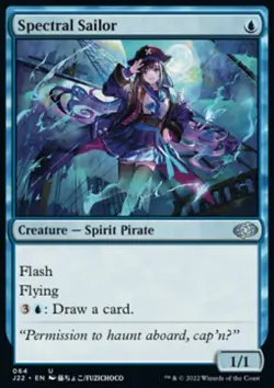 MTG Magic the Gathering Spectral Sailor (64/835) Jumpstart 2022 NM - Image 1