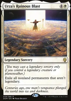 MTG Magic the Gathering Urza's Ruinous Blast (39/296) Dominaria NM - Image 1