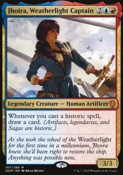 MTG Magic the Gathering Jhoira, Weatherlight Captain (197/296) Dominaria NM - Image 1