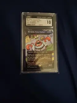 2025 MTG SECRET LAIR X SPONGEBOB 1927 MR. KRABS, PENNY PINCHER FOIL CGC 10 - Image 1
