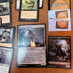 Whole COMMANDER Magic Deck MTG - BLACK RATS' EVIL Offerings Pure Black Tribal - Image 4