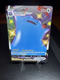 Pokemon TCG Ditto VMAX Full Art Ultra Rare SV119/SV122 Shining Fates - Image 1