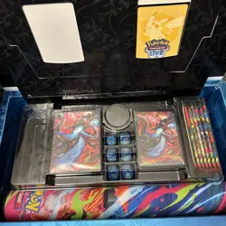 Pokemon TCG Mega Charizard X Ex Ultra Premium Collection Opened Box & Pack Lot - Image 2