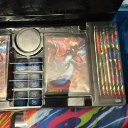 Pokemon TCG Mega Charizard X Ex Ultra Premium Collection Opened Box & Pack Lot - Image 4