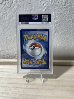 PSA Flow line Flaw Left - 2025 Pokemon JTG Furret Illustration Rare #168 PSA 9 - Image 3
